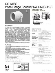 CS-64BS Wide Range Speaker 6W EN/ISO/BS - Eltek