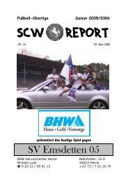SV Emsdetten 05 - SC Westfalia 04 Herne eV