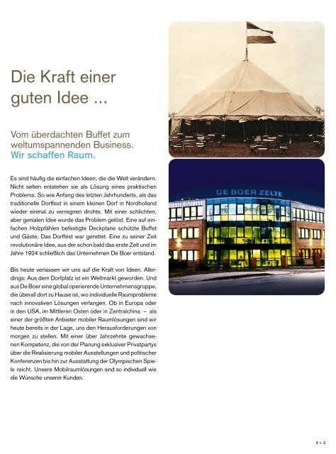 Unternehmens-broschüre - De Boer