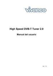 PRO DVB-T USB2 - Vivanco Accesorios, S.A.