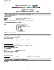 SAFETY DATA SHEET SPRAY POWDER S5 15-16-20-22-30-45