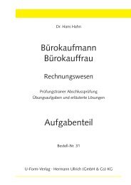 Bürokaufmann Bürokauffrau Aufgabenteil - AzubiShop24.de