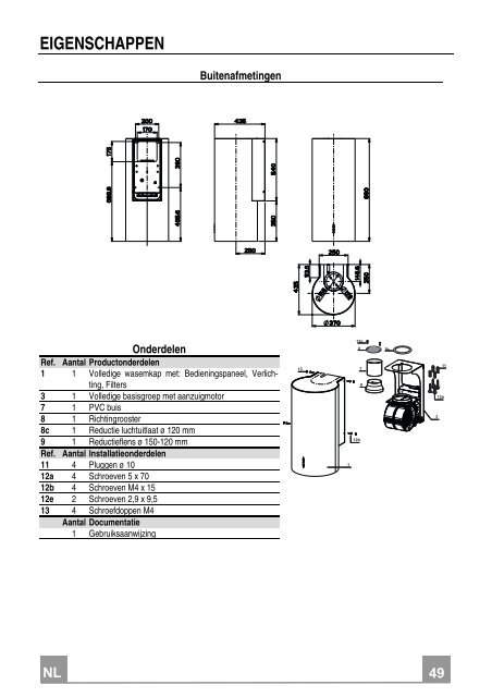 Instrucciones para el uso y la instalaci