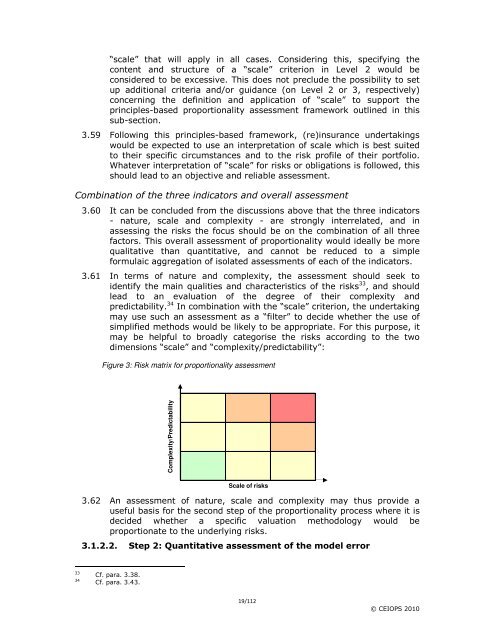 CEIOPS' Advice for Level 2 Implementing ... - EIOPA - Europa