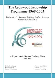 Download the report in .pdf format. - Institute of Criminology