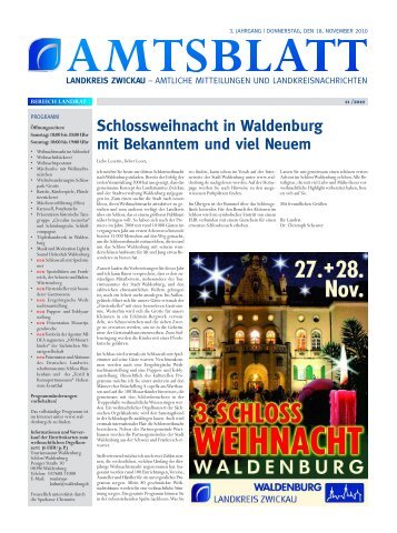 Schlossweihnacht In Waldenburg Mit Bekanntem Und Viel Neuem