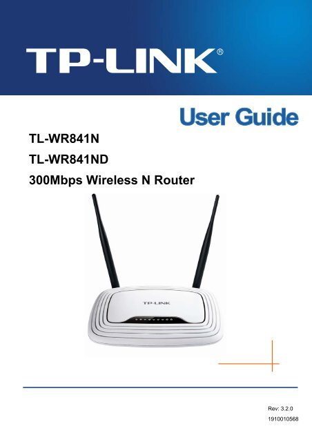 TL-WR841N TL-WR841ND 300Mbps Wireless N Router - TP-Link