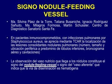 SIGNO NODULE-FEEDING VESSEL - Congreso SORDIC