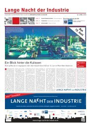 Lange Nacht der Industrie Am12. Juni