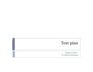 Test plan