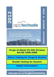 Drugs of Abuse On-Site Screens AS/NZ 4308:2008 Saliva ... - APC