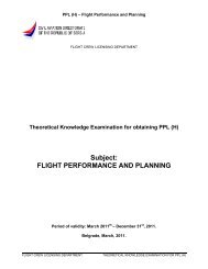 Subject: FLIGHT PERFORMANCE AND PLANNING