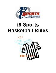 i9 Sports Basketball Rules