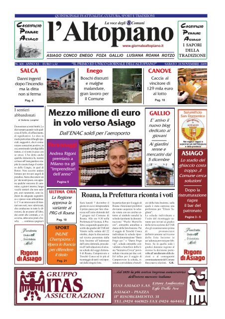 28 novembre 2009.pdf - Il Giornale dell'Altopiano