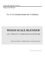 WEIGH SCALE BLENDER® - Maguire Products