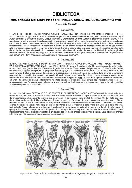 NOV 2005 - Gruppo Flora Alpina Bergamasca