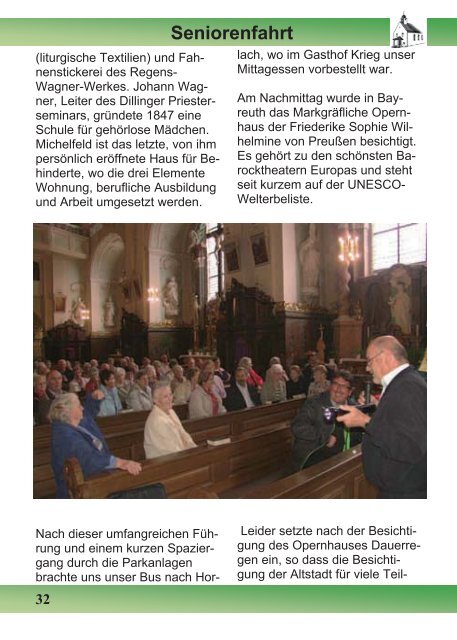 Pfarrbrief 2012 - St. Peter und Paul Unterleinleiter