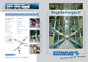 Kommissionieren direkt auf dem Regalbediengerät - Systraplan