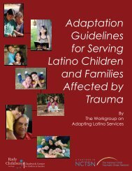 Adaptation Guidelines for Serving Latino Children and Families ...