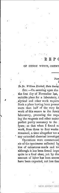 NJDEP - NJGS - First Annual Report of the Geological Survey of the ...