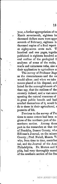 NJDEP - NJGS - First Annual Report of the Geological Survey of the ...