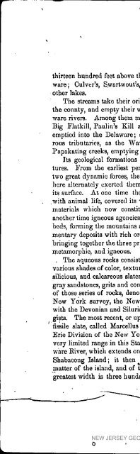 NJDEP - NJGS - First Annual Report of the Geological Survey of the ...