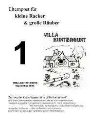 Elternbrief 1 2013 - Kindergärten Gunzenbach-Hohl