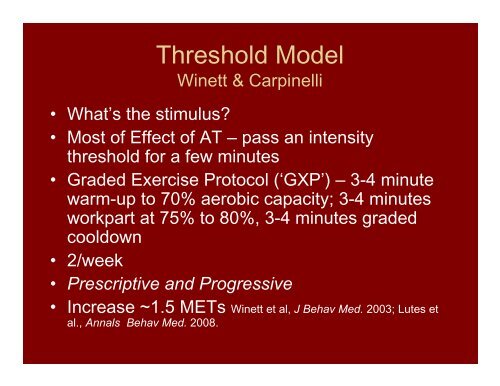 The Effects of a 4-Minute Interval Training Protocol on ...