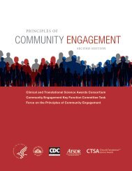 Principles of Community Engagement - ATSDR - Centers for ...