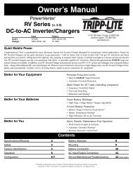 200510095 93-2144 RV Inverter-Charger Owner's Manual - Tripp Lite