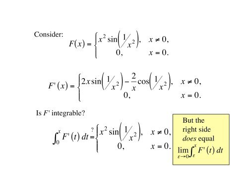 Wrestling with the Fundamental Theorem of Calculus