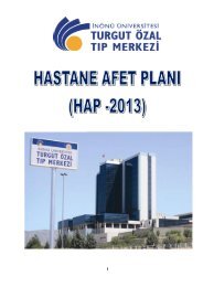 TOTM-PLN-003 HASTANE AFET PLANI.pdf - Turgut Ãzal TÄ±p Merkezi