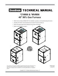 Tech Manual - Goodman