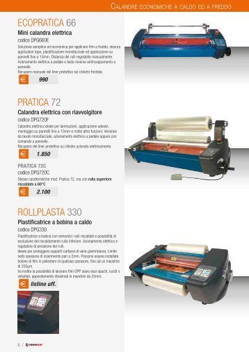 catalogo/listino Tecnico - UtilGraph.it