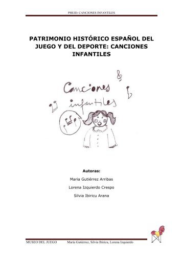CANCIONES INFANTILES COPIA - Museo del Juego