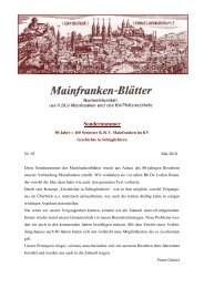 Sondernummer - Mainfranken zu Bamberg