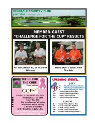 JULY 2007 Newsletter.pmd - Pinnacle Country Club