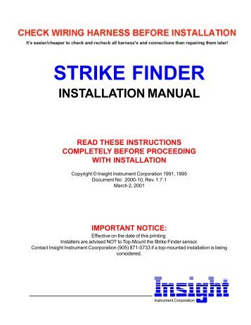 Install Manual - Insight Avionics