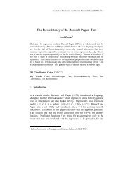 Inconsistency of the Breusch-Pagan test - Journal of Economic and ...