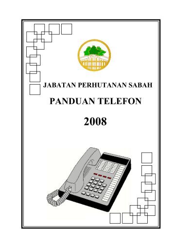 PANDUAN TELEFON - Sabah Forestry Department