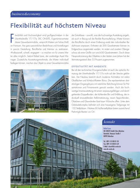 business&economy - Munich Airport Business Park