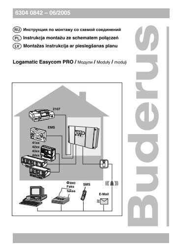 Logamatic Easycom PRO / ÐÐ¾Ð´ÑÐ»Ð¸ / ModuÅy / moduÄ¼i - Buderus