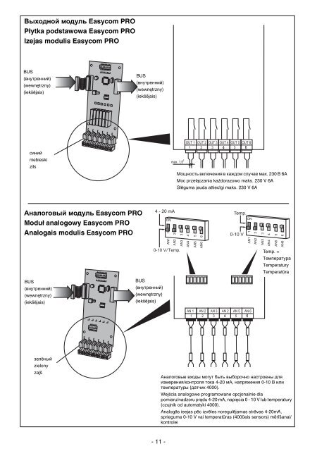 Logamatic Easycom PRO / ÐÐ¾Ð´ÑÐ»Ð¸ / ModuÅy / moduÄ¼i - Buderus