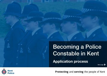 Becoming a Police Constable in Kent - Kent Police