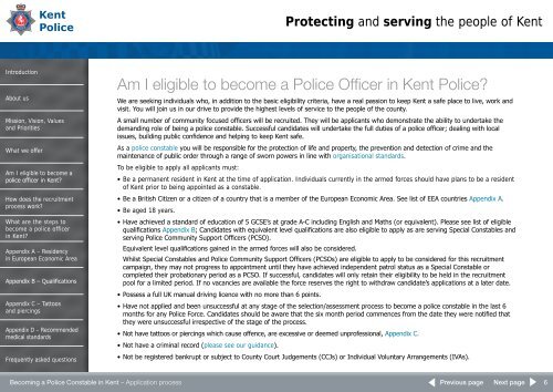 Becoming a Police Constable in Kent - Kent Police