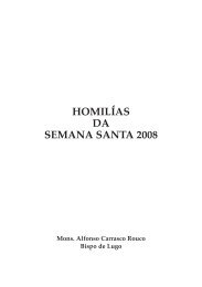 HOMILÃAS DA SEMANA SANTA 2008 - DiÃ³cesis de Lugo