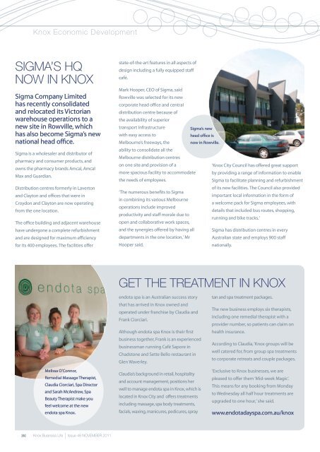 Knox Business Life - November 2011 (Issue 48)