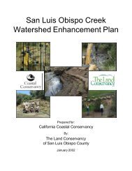San Luis Obispo Creek Watershed Enhancement Plan (2002)
