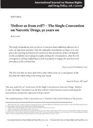 'Deliver us from evil'? â The Single Convention on Narcotic Drugs ...