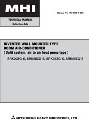 INVERTER WALL MOUNTED TYPE ROOM AIR ... - Aircon.Ru